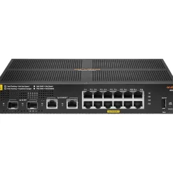 Aruba 6000 12-port 1GbE PoE Layer 2 Switch, Black (R8N89A#ABA)