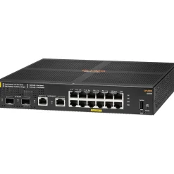 Aruba 6000 12-port 1GbE PoE Layer 2 Switch, Black (R8N89A#ABA)