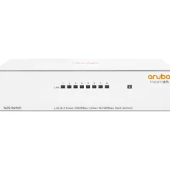 Aruba 1430 8-Port Gigabit Ethernet Unmanaged Switch, White (R8R45A#ABA)