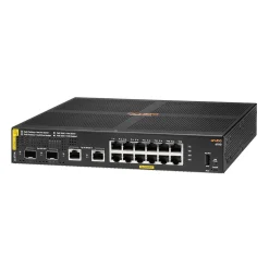 Aruba 6100 12-Port Gigabit Ethernet Managed Switch, 10/100/1000 Mbps, Black (JL679A#ABA)