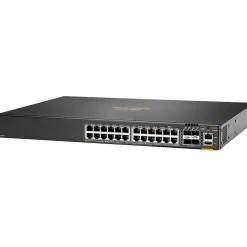 Aruba CX 6200F Series 24-Port Managed Switch, 128Gbps, Black (JL724A#ABA)