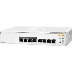 Aruba Instant On 1830 8-Port Gigabit Ethernet Managed Switch, 10/100/1000 Mbps, White (JL811A#ABA)