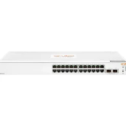 Aruba Instant On 1830 24-Port Gigabit Ethernet Managed Switch, 10/100/1000 Mbps, White (JL812A#ABA)