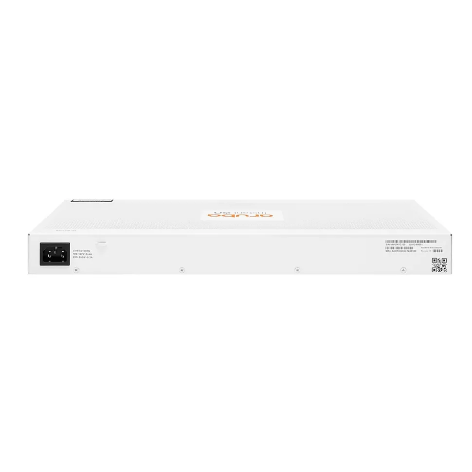 Aruba Instant On 1830 24-Port Gigabit Ethernet Managed Switch, 10/100/1000 Mbps, White (JL812A#ABA)