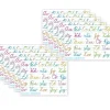 Ashley Productions® Smart Poly® PosterMat Pals® Space Savers Traditional Cursive, 13" x 9.5", Pack of 10 (ASH97008)