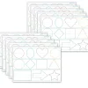 Ashley Productions® Smart Poly® PosterMat Pals® Space Savers Shapes Tracing, 13" x 9.5", Pack of 10 (ASH97018)