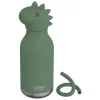 ASOBU Bestie Bottle Dinosaur Stainless Steel Vacuum Insulated Water Bottle, 16 oz., Green (ADNASBV44DI)