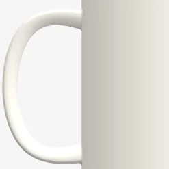 ASOBU Ceramic Travel Mug with Cork Base, 12 oz., White (SM50W)