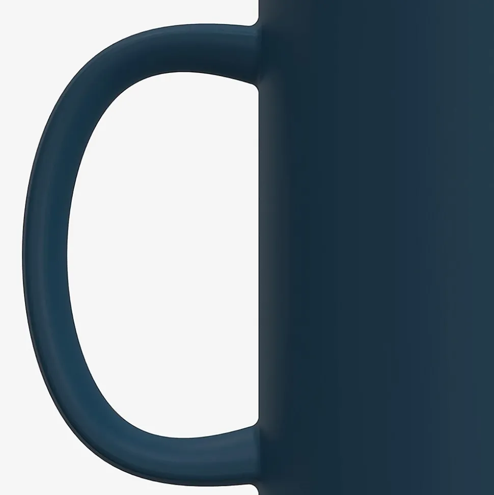 ASOBU Ceramic Travel Mug with Cork Base, 12 oz., Blue (SM50B)