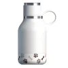 ASOBU Insulated Water Bottle with Removable Dog Bowl, 33 oz., White (NA-SDB1)