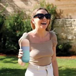 ASOBU Orb Stainless Steel Vacuum Insulated Water Bottle, 14 oz., Pastel Mint (ADNASBV30PM)