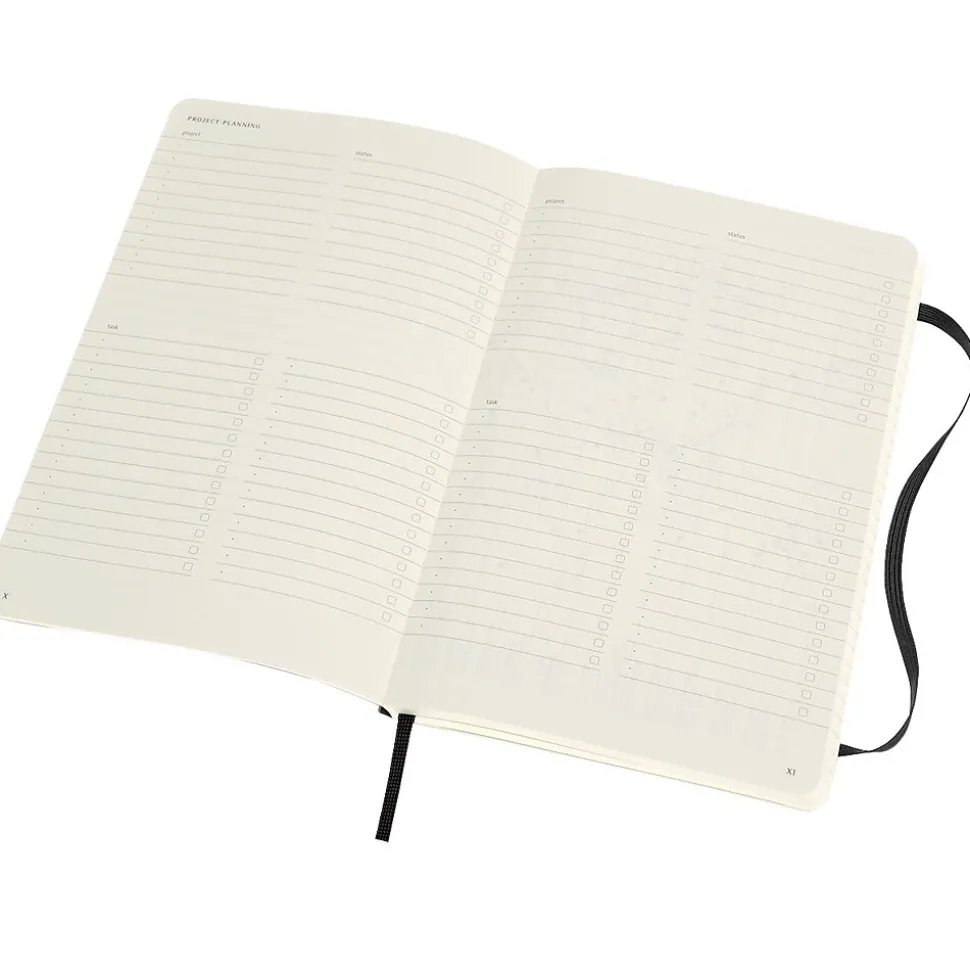 Assorted Publishers PRO Professional Notebooks, 5" x 8.25", Narrow Ruled, Black (620787)