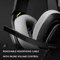 Astro A10 Gen 2 3.5mm Stereo Over-the-Ear Gaming Headset for PlayStation, Black (939-002055)