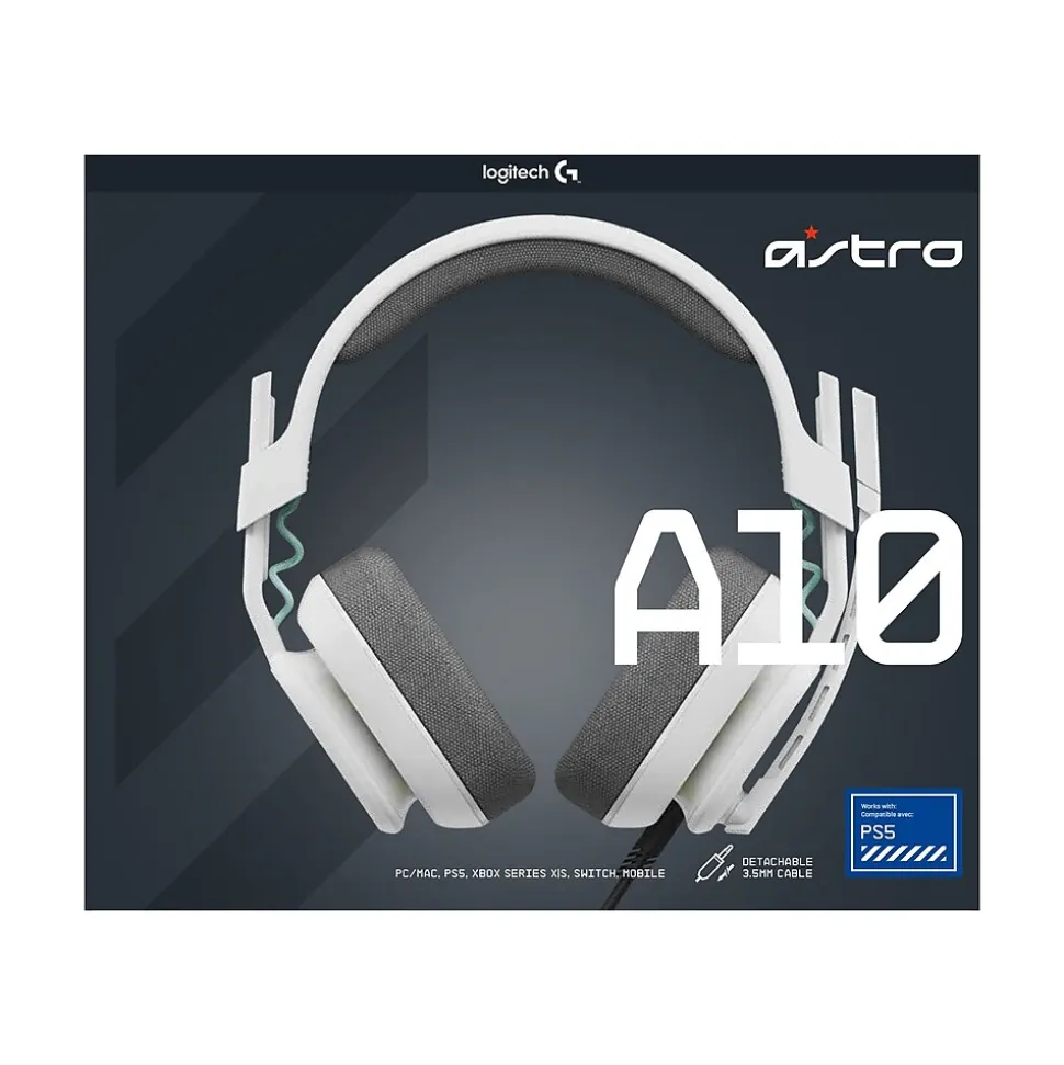 Astro Gaming A10 Gen 2 Stereo Headset, White (939-002050)