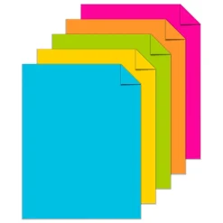 Astrobrights 65 lb. Cardstock Paper, 8.5" x 11", Bright Assortment, 50 Sheets/Pack (99326-01)