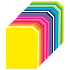 Astrobrights 65 lb. Cardstock Paper, 8.5" x 11", Spectrum Assortment, 100 Sheets/Ream (91398)