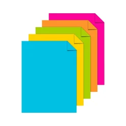 Astrobrights 65 lb. Cardstock Paper, 8.5" x 11", Bright Assortment, 250 Sheets/Pack (99904)