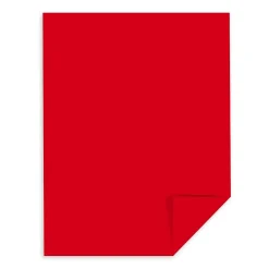 Astrobrights 65 lb. Cardstock Paper, 8.5" x 11", Re-Entry Red, 2,000 Sheets/Carton (22751CT)