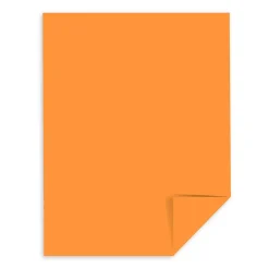 Astrobrights 65 lb. Cardstock Paper, 8.5" x 11", Cosmic Orange, 2,000 Sheets/Carton (22851CT)