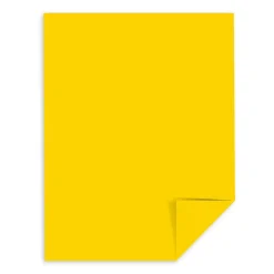 Astrobrights 65 lb. Cardstock Paper, 8.5" x 11", Solar Yellow, 2,000 Sheets/Carton (22731CT)