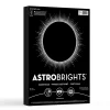 Astrobrights 65 lb. Cardstock Paper, 8.5" x 11", Eclipse Black, 100 Sheets/Pack (22024-01)
