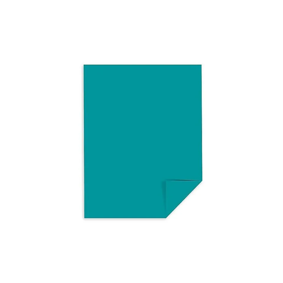 Astrobrights 65 lb. Cardstock Paper, 8.5" x 11", Terrestrial Teal, 250 Sheets/Pack (21855)