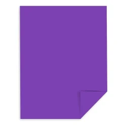 Astrobrights 65 lb. Cardstock Paper, 8.5" x 11", Purple, 250 Sheets/Pack (WAU21971)