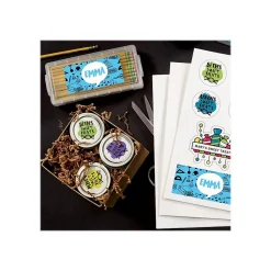 Astrobrights Astrodesigns Inkjet/Laser Sticker Paper Labels, 8 1/2