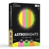 Astrobrights Color Paper, 8.5" x 11", 24 lb., Neon Assorted Colors, 500/Ream (20270)