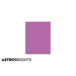Astrobrights Colored Paper, 24 lbs., 8.5" x 11", Planetary Purple, 500 Sheets/Ream (22671)