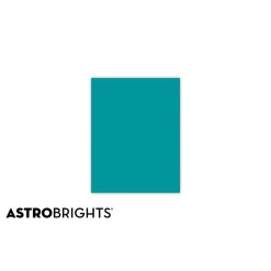 Astrobrights Colored Paper, 24 lbs., 8.5" x 11", Terrestrial Teal, 500 Sheets/Ream (21849/22479)