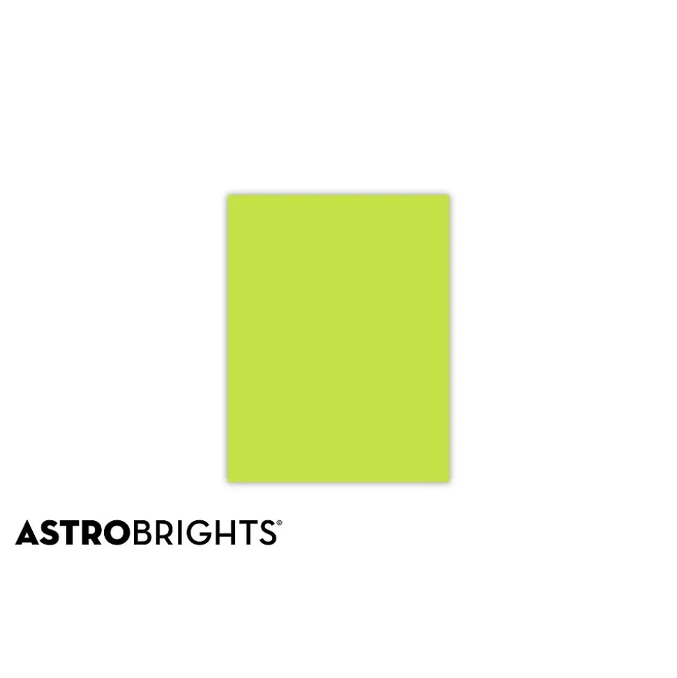 Astrobrights Colored Paper, 24 lbs., 8.5" x 11", Vulcan Green, 500 Sheets/Ream (21859/22379)
