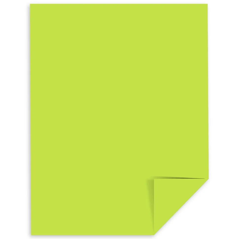 Astrobrights Colored Paper, 24 lbs., 8.5" x 11", Vulcan Green, 500 Sheets/Ream (21859/22379)