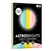 Astrobrights Punchy Pastels 65 lb. Cardstock Paper, 8.5" x 11", Punchy Pastel Assortment, 100 Sheets/Pack (91786)