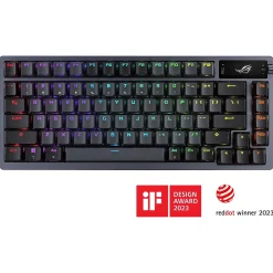 Asus ROG Azoth Wireless Ergonomic Gaming Mechanical Keyboard, Black (90MP031A-BKAA01)