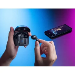 Asus ROG Cetra Wireless Active Noise Canceling Earbuds, Bluetooth, Black (90YH03G1-B5UA00)