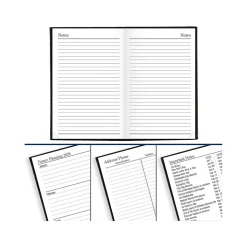 AT-A-GLANCE Fine Diary Pocket Hardcover 2025 Weekly and Monthly Diary, 2.75