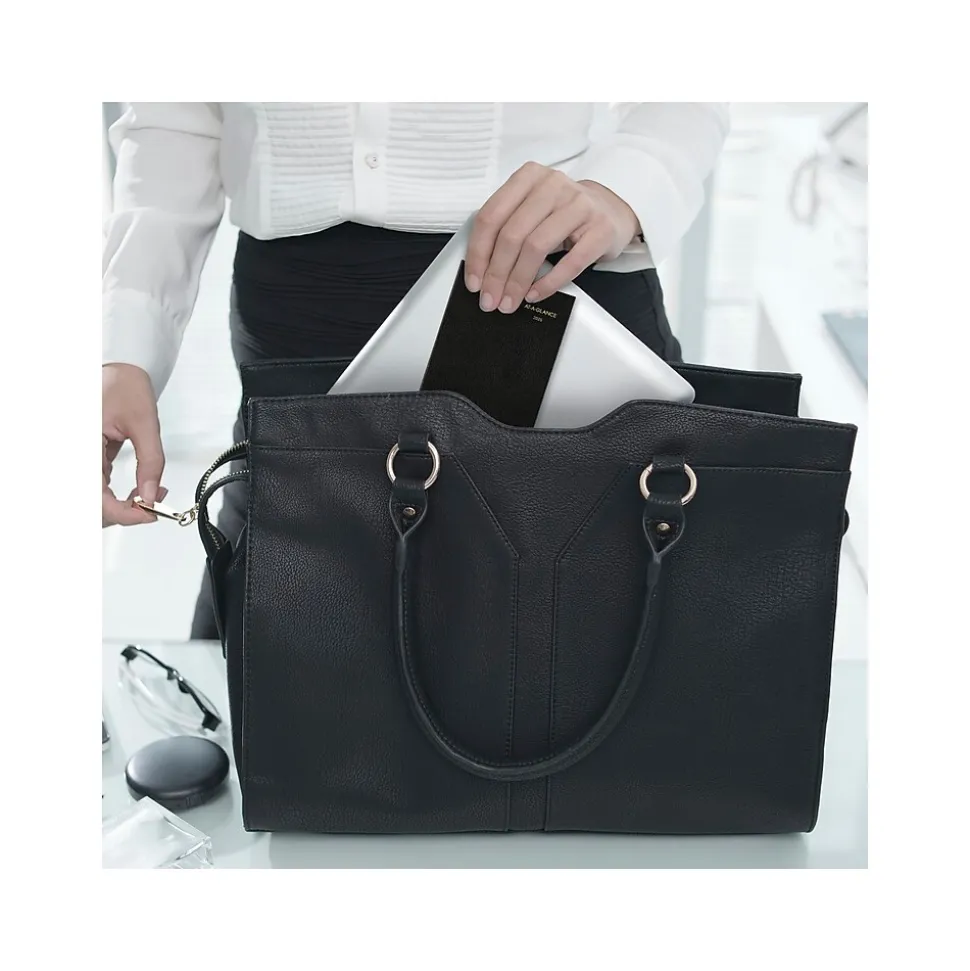 AT-A-GLANCE Fine Diary Pocket Hardcover 2025 Weekly and Monthly Diary, 2.75" x 4.25", Ruled, Black (72-01-05-25)