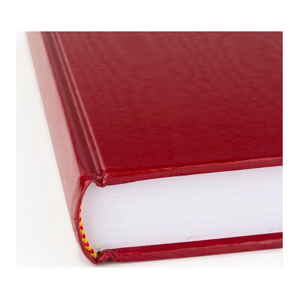 AT-A-GLANCE Standard Hardcover 2025 Daily Diary, 7.5" x 9.5", Ruled, Red (SD374-13-25)