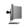 Atdec Adjustable Dual Monitor Desk Mount for Monitors Up to 26.5 lbs., Silver (VFS-DH)