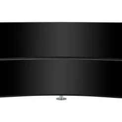 Atdec Adjustable Dual Stack Heavy Monitor Desk Mount for Flat/Curved Monitors up to 49