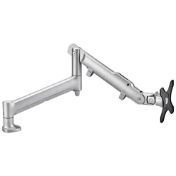 Atdec Adjustable Monitor Arm Desk Mount, Silver, Up to 20 lbs. (AWMS-DB-F-S)