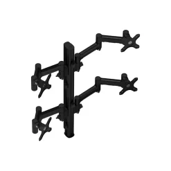 Atdec Adjustable Quad-Arm Monitor Mount, Up to 30" Monitor, Black (AWMS-4-4675-H-B)