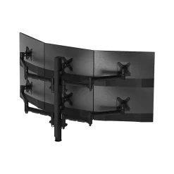 Atdec Adjustable Six-Arm Monitor Mount, Up to 24" Monitor, Black (AWMS-6-13717-H-B)