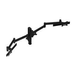 Atdec Adjustable Triple-Arm Monitor Mount, Up to 30" Monitor, Black (AWMS-3-137S4-H-B)