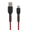 AT&T Charge and Sync USB to Type-C Cable, 4 ft., Red (TCB04-RED)