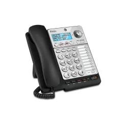 AT&T ML17928 2-Line Corded Phone, Black/Silver