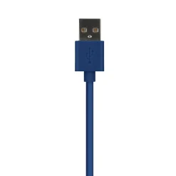 AT&T PVC Charge and Sync Lightning Cable, 10 ft., Blue, (PVLC10-BLU)