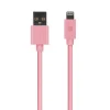 AT&T PVC Charge and Sync Lightning Cable, 10 ft., Pink, (PVLC10-PNK)