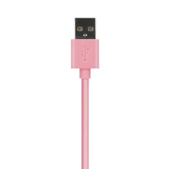 AT&T PVC Charge and Sync Lightning Cable, 10 ft., Pink, (PVLC10-PNK)